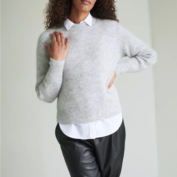 Quince Sweaters - Quince Baby Alpaca-Wool Crew L